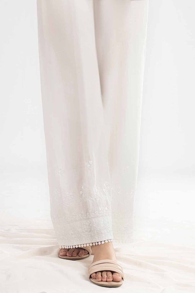 Unstitched Embroidered Cambric Trouser TR-42004