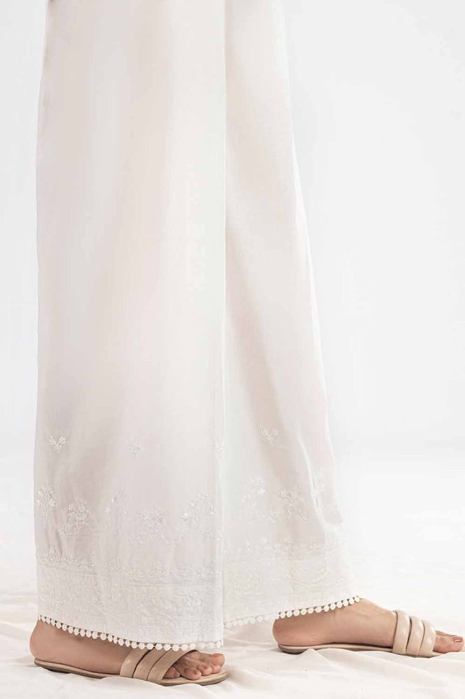 Unstitched Embroidered Cambric Trouser TR-42004