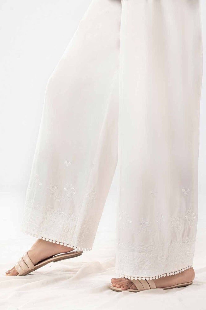Unstitched Embroidered Cambric Trouser TR-42004