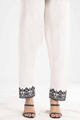 Unstitched Embroidered Cambric Trouser TR-42005