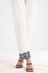 Unstitched Embroidered Cambric Trouser TR-42005