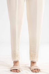 Unstitched Embroidered Cambric Trouser TR-42008
