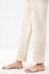 Unstitched Embroidered Cambric Trouser TR-42008