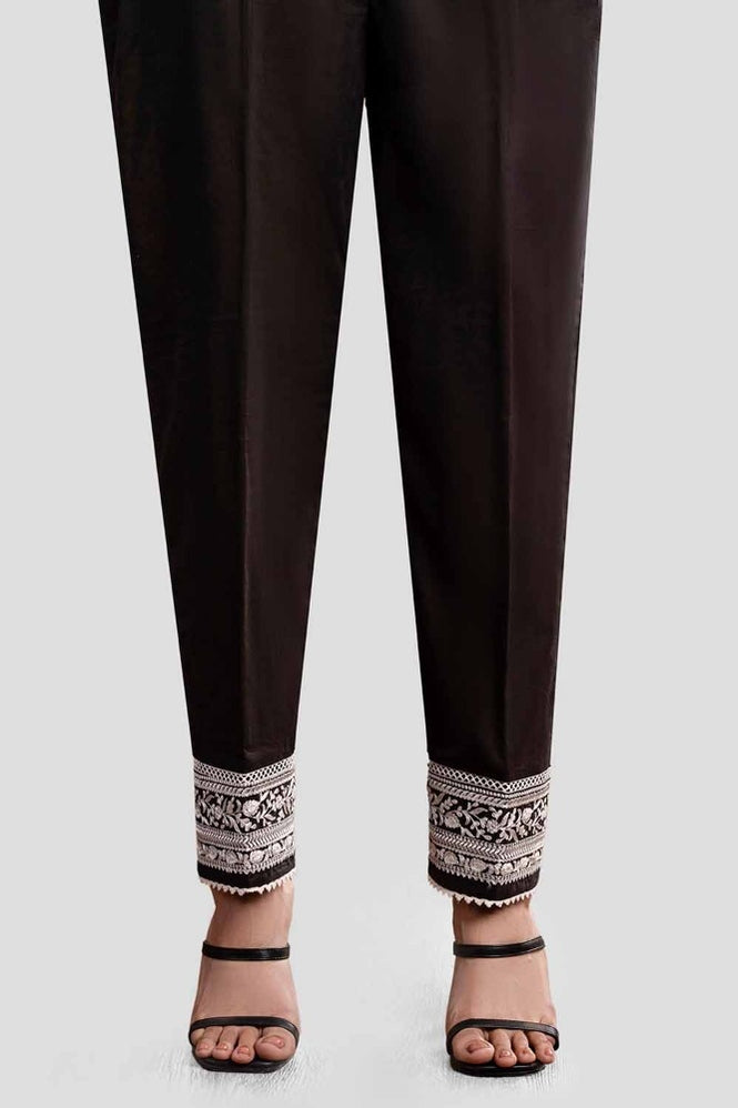 Unstitched Embroidered Cambric Trouser
