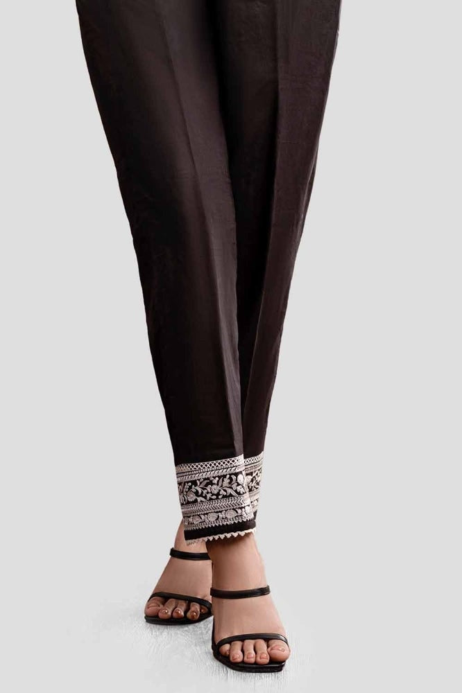 Unstitched Embroidered Cambric Trouser TR-42012