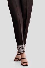 Unstitched Embroidered Cambric Trouser TR-42012