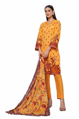 3 Piece Unstitched Printed Lawn Suit CLP-42145