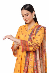 3 Piece Unstitched Printed Lawn Suit CLP-42145