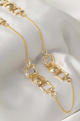 Trendy Golden Necklace IFA-NL-017