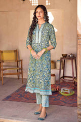 2 Piece Lawn Unstitched Printed Shirt Trousers Suit TL-32027 B