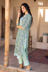 2 Piece Lawn Unstitched Printed Shirt Trousers Suit TL-32027 B