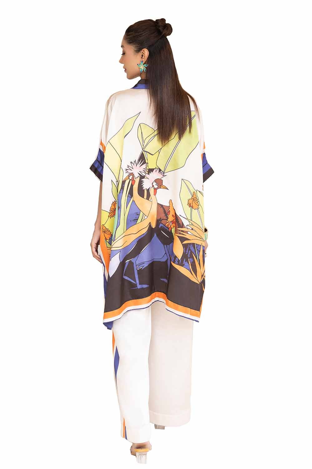 2 Piece Unstitched Printed Silk Suit TS-42007