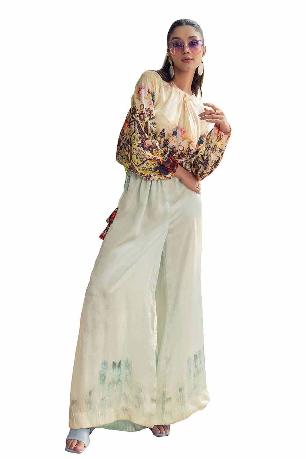2 Piece Unstitched Printed Silk Suit TS-42013