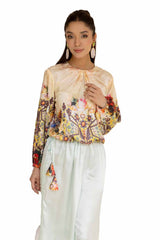 2 Piece Unstitched Printed Silk Suit TS-42013