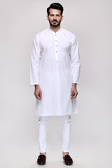 White Unstitched Fabric Princess Luxury-JA