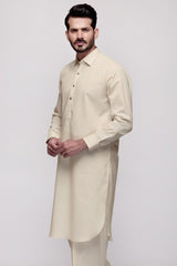 Beige Unstitched Fabric Princess Luxury-JA