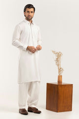 Off White Unstitched Fabric With Gift Box X-Series - Exclusive Collection Opal