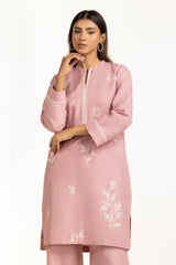 Twill Yarn-dyed Embroidered Co-Ord Set IPST-44809-A