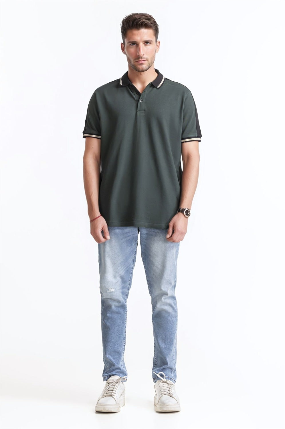 Twin Cuff Polo PS-FSHN24-214
