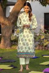 2 Piece Unstitched Digital Printed Shirt With Unstitched Dyed Trousers TL-12003 B
