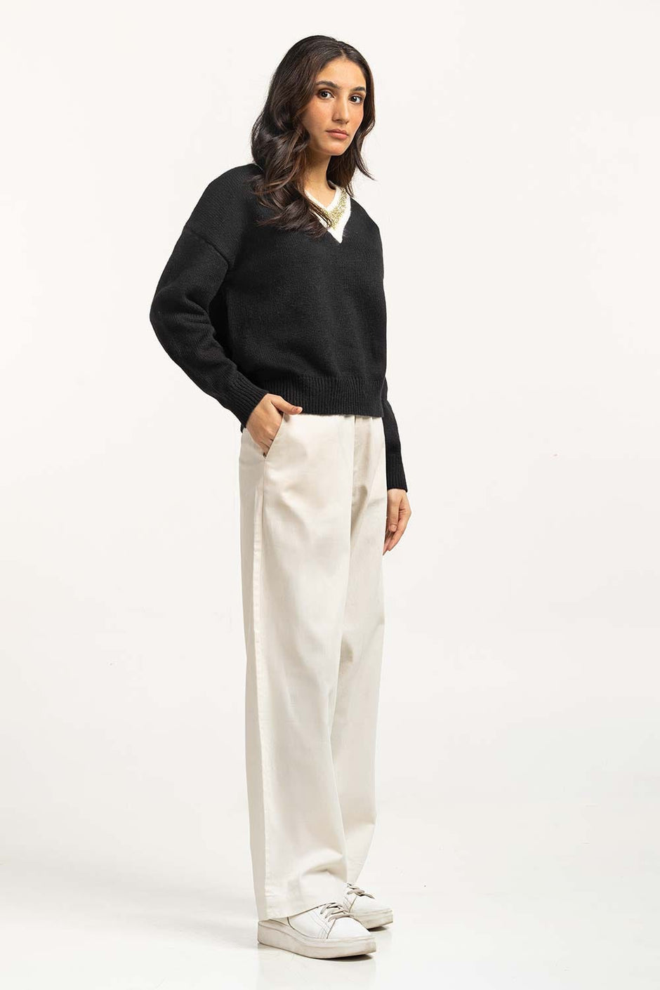 V-Neck Sweater WM-SWT-WS24-075