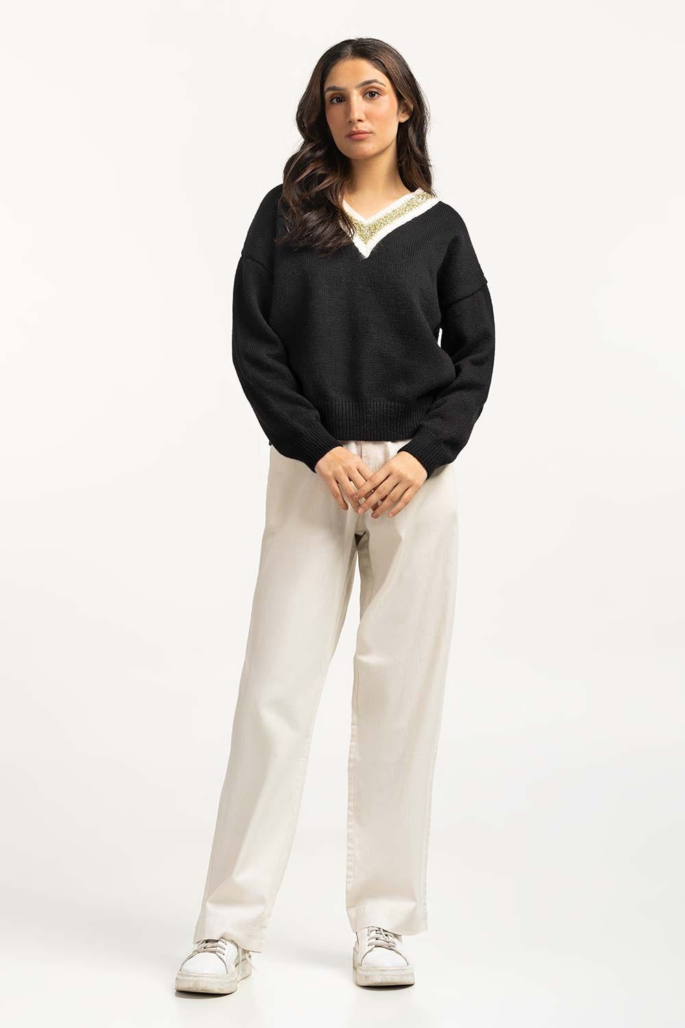 V-Neck Sweater WM-SWT-WS24-075
