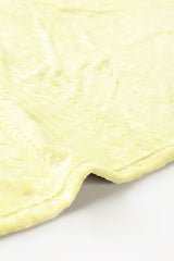 AW24-Vanilla Embossed Single Ply Fleece Throw