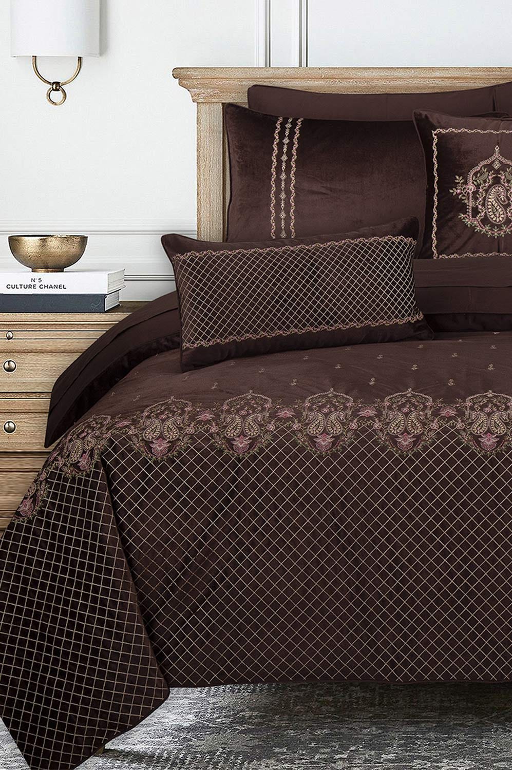 VB-004 Velvet Complete Bed Set