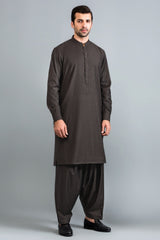 Reddiesh Brown Unstitched Fabric Opus Meraki