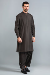 Reddiesh Brown Unstitched Fabric Opus Meraki