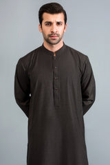 Reddiesh Brown Unstitched Fabric Opus Meraki