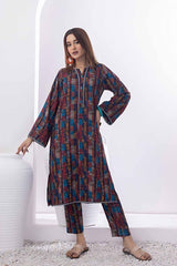 2 Piece Printed Dhanak Unstitched Suit WNST-32078
