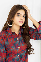 2 Piece Dhanak Unstitched Printed Suit WNST-32006