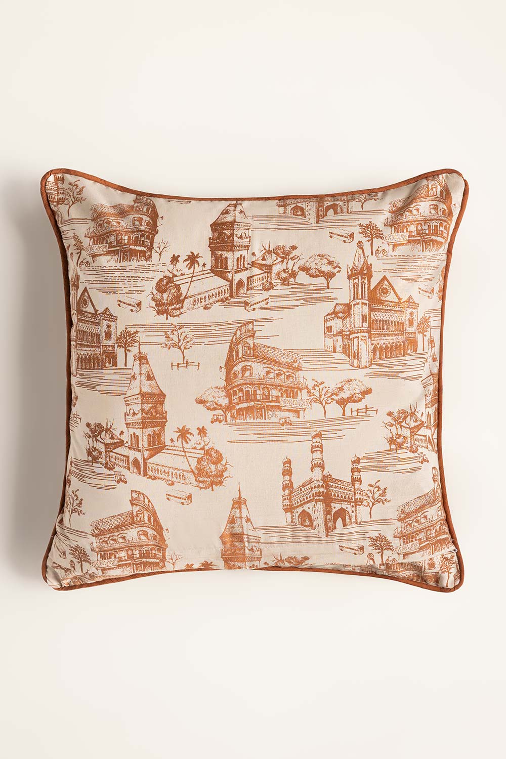 Vintage T-150 Square Cushion Cover