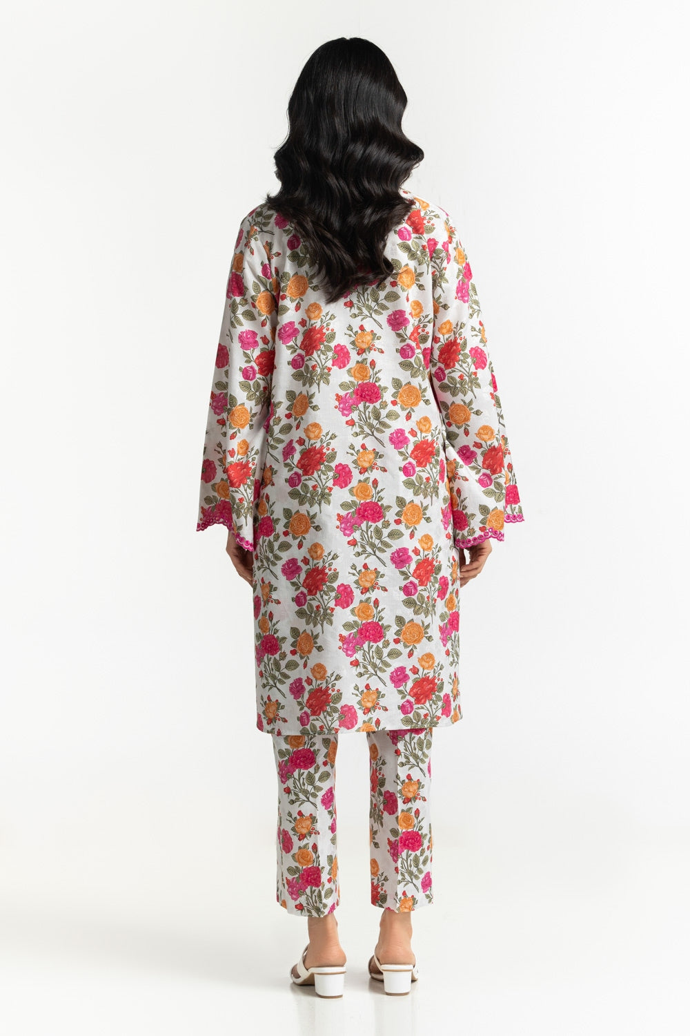Viscose Jacquard Printed Co-Ord Set IPST-44345
