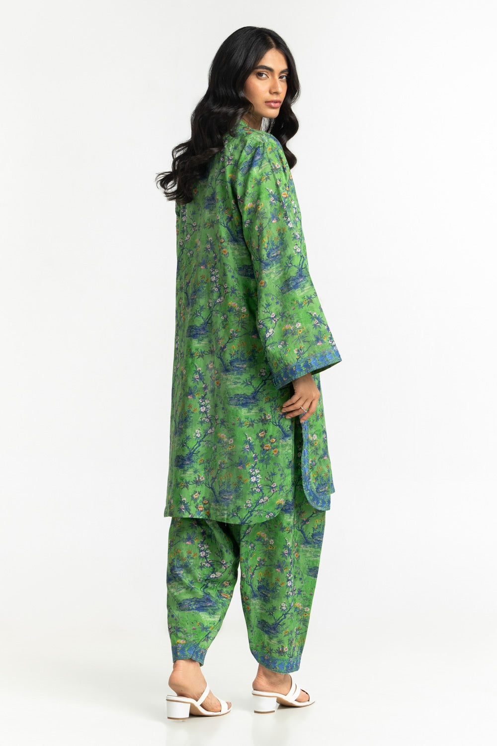 Viscose Jacquard Printed Co-Ord Set IPST-44346
