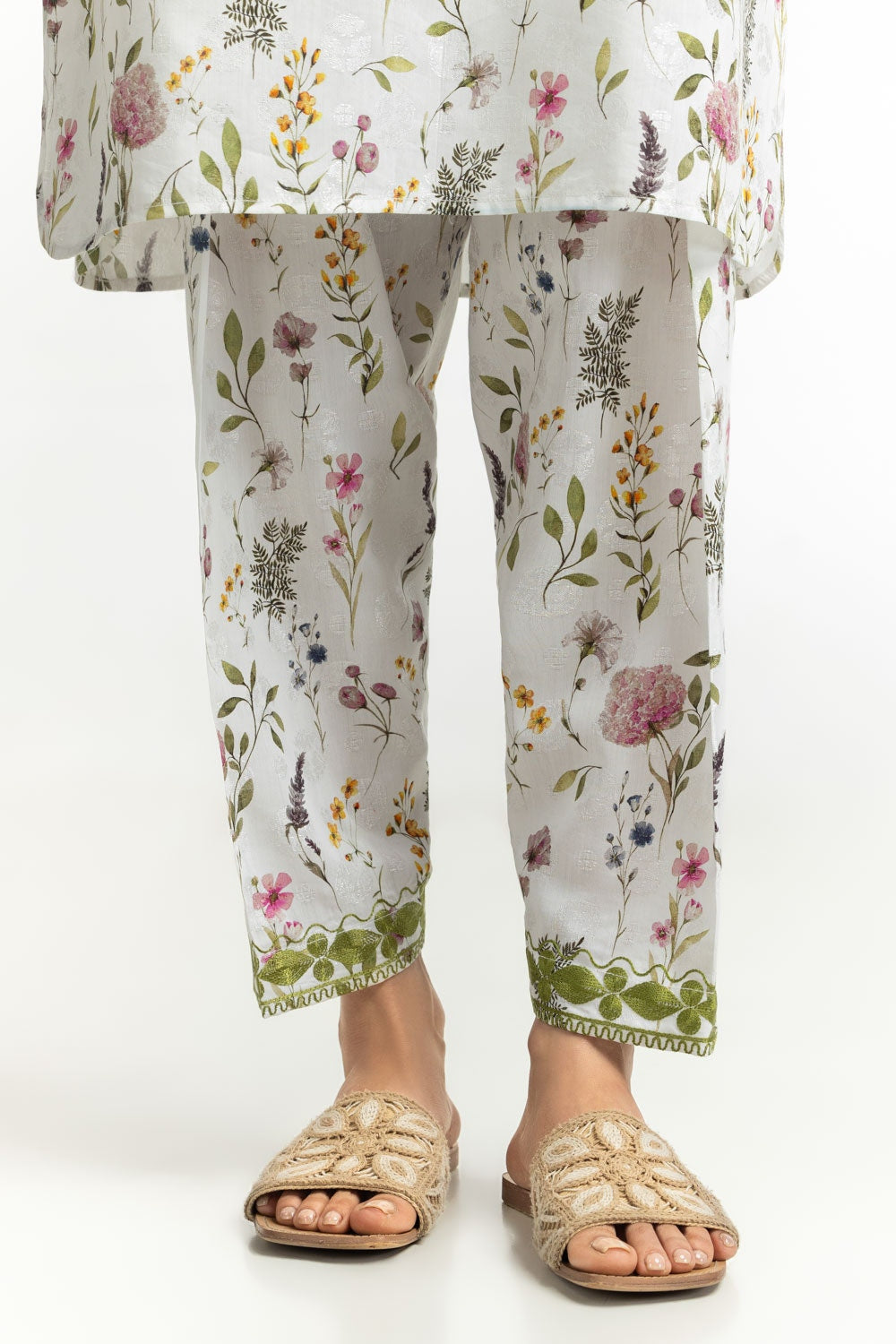 Viscose Jacquard Printed Co-Ord Set IPST-44349