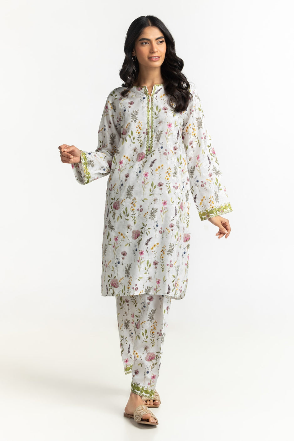 Viscose Jacquard Printed Co-Ord Set