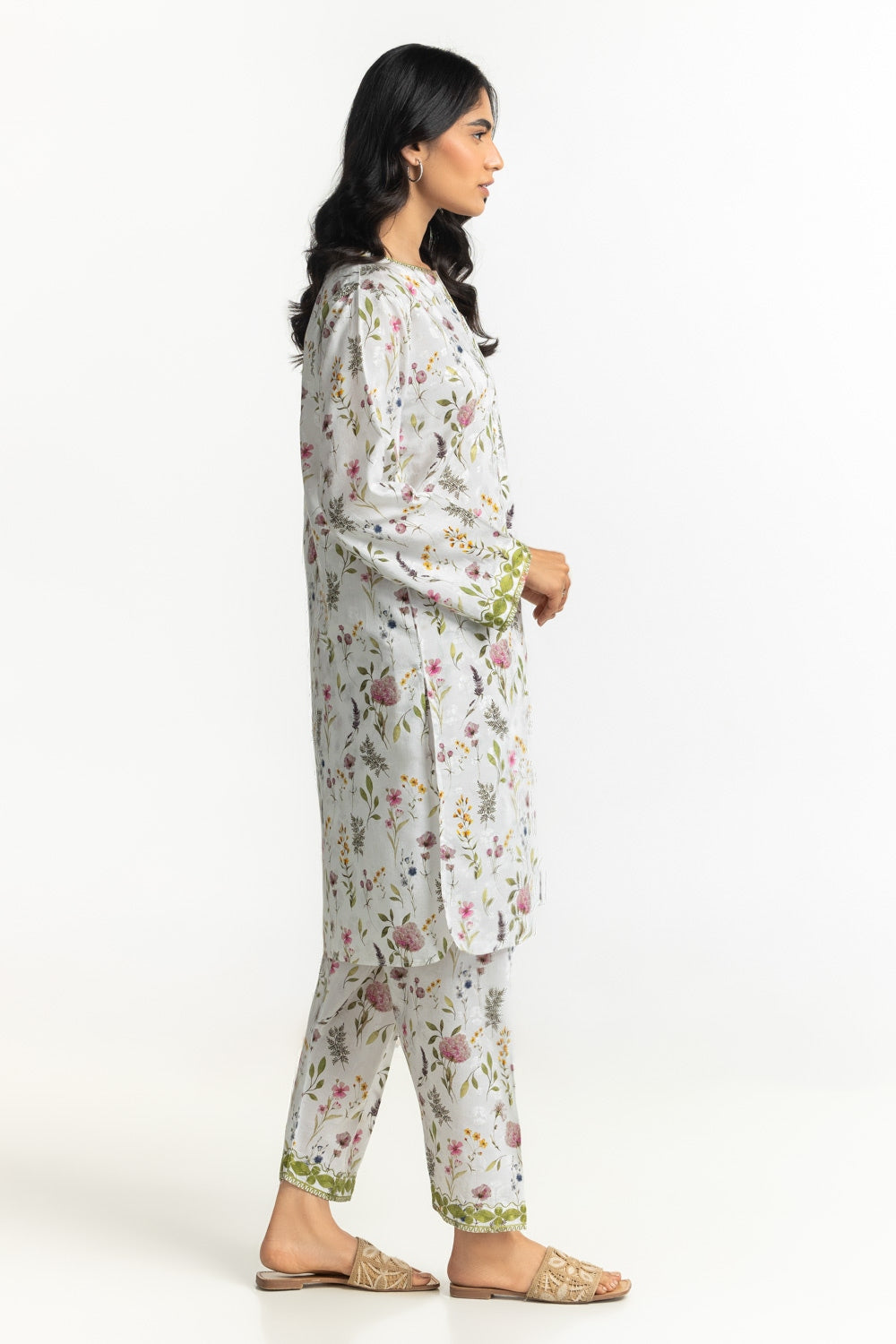 Viscose Jacquard Printed Co-Ord Set IPST-44349
