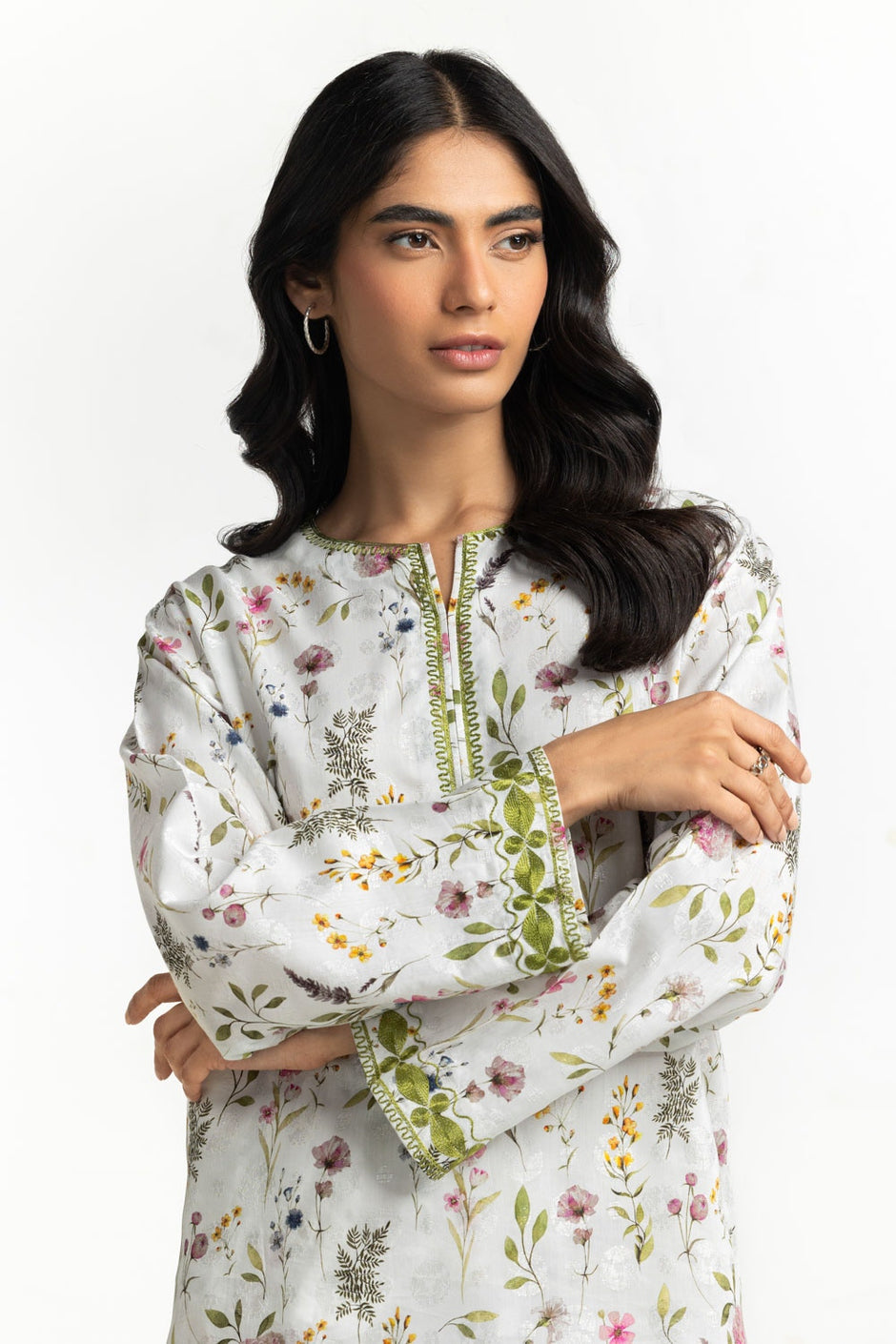 Viscose Jacquard Printed Co-Ord Set