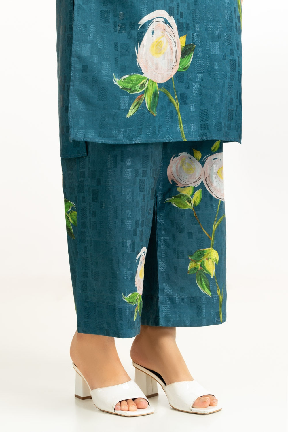 Viscose Jacquard Printed Co-Ord Set IPST-44578