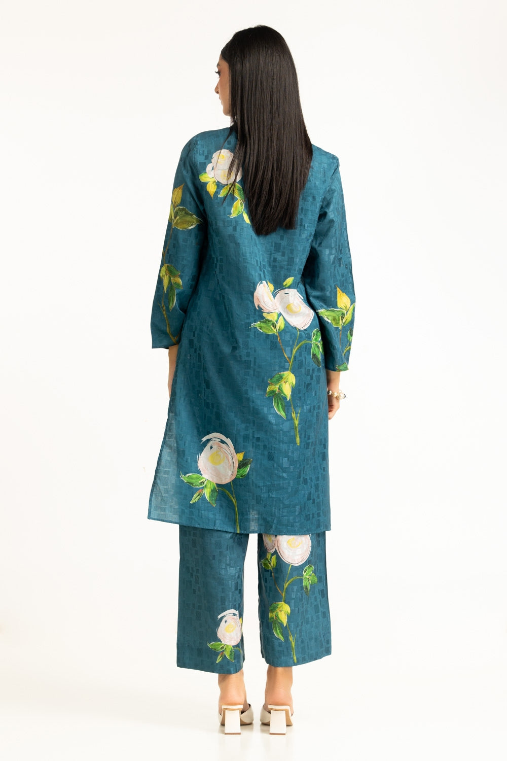 Viscose Jacquard Printed Co-Ord Set IPST-44578