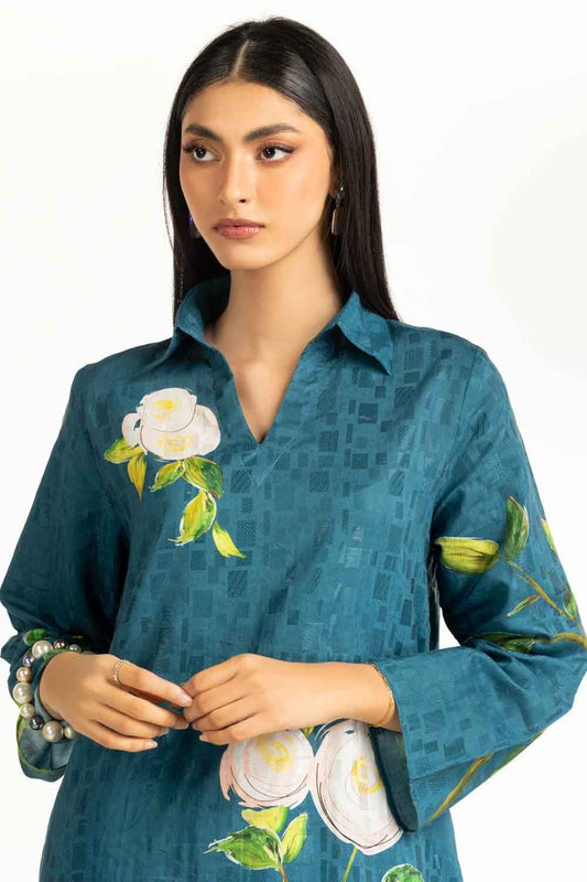 Viscose Jacquard Printed Co-Ord Set IPST-44578