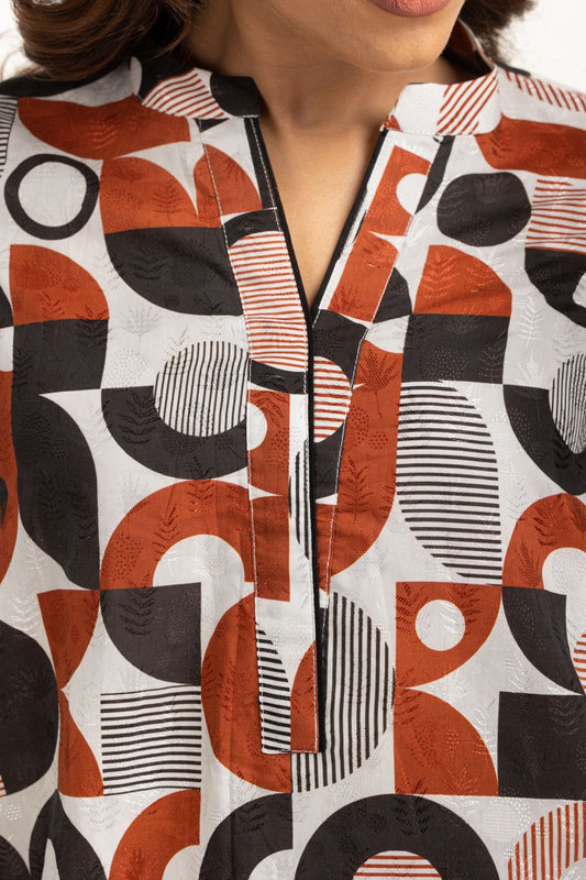 Viscose Jacquard Printed Co-Ord Set IPST-44581