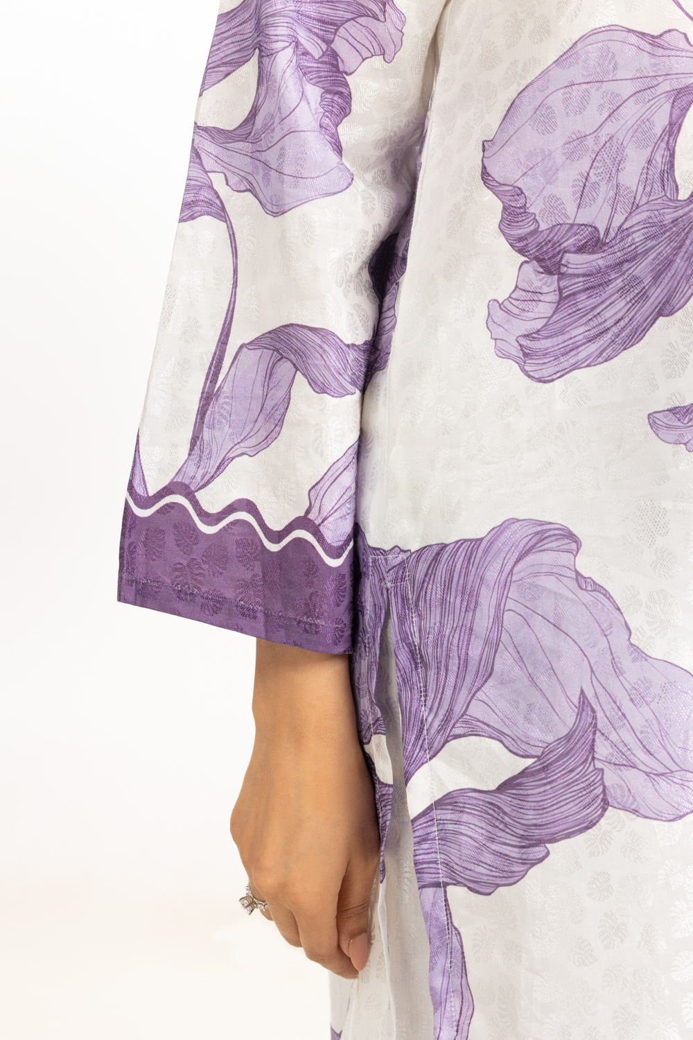 Viscose Jacquard Printed Co-Ord Set IPST-44582