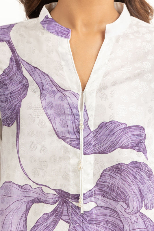 Viscose Jacquard Printed Co-Ord Set IPST-44582