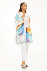 Viscose Jacquard Printed Shirt With Embroidered IPS-44579