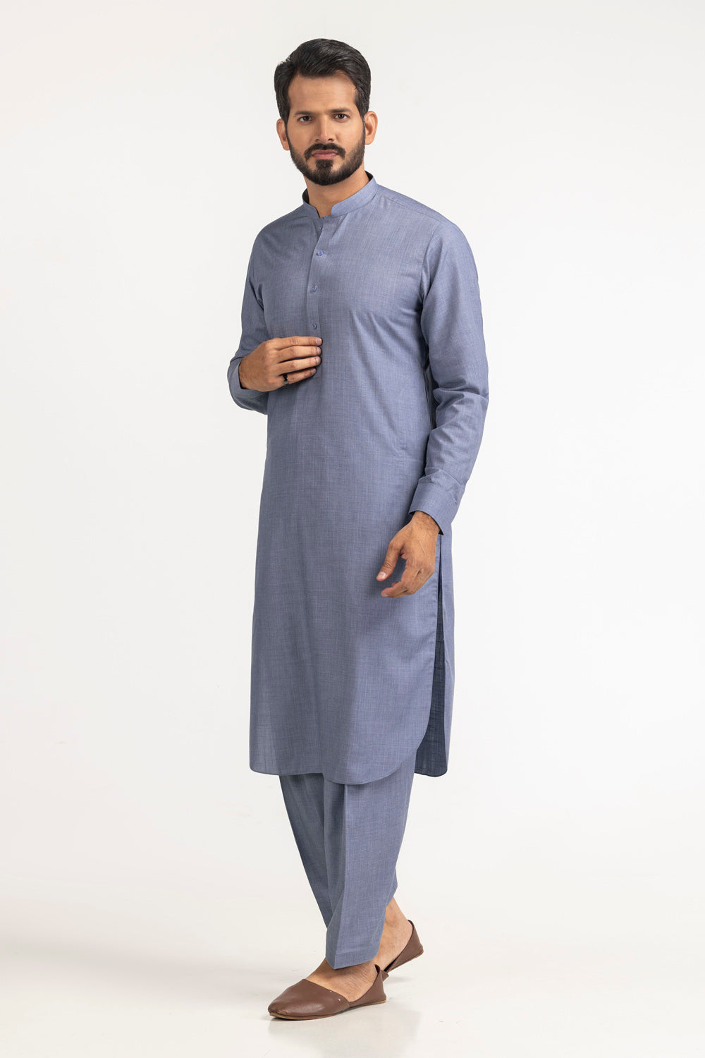 Vision Marzello Unstitched Fabric Blended