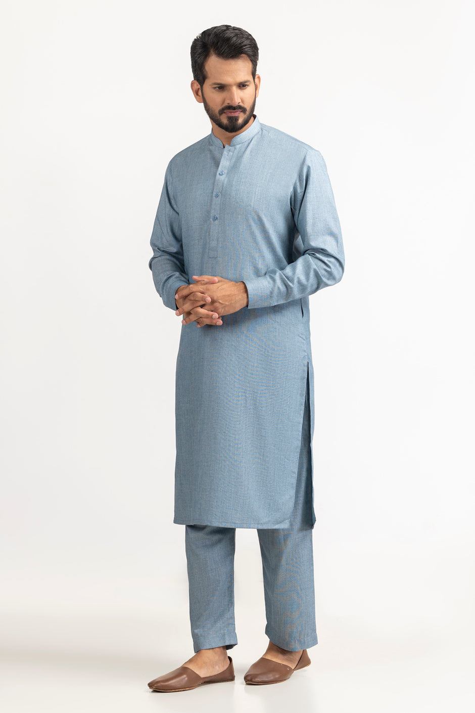 Vision Marzello Unstitched Fabric Blended