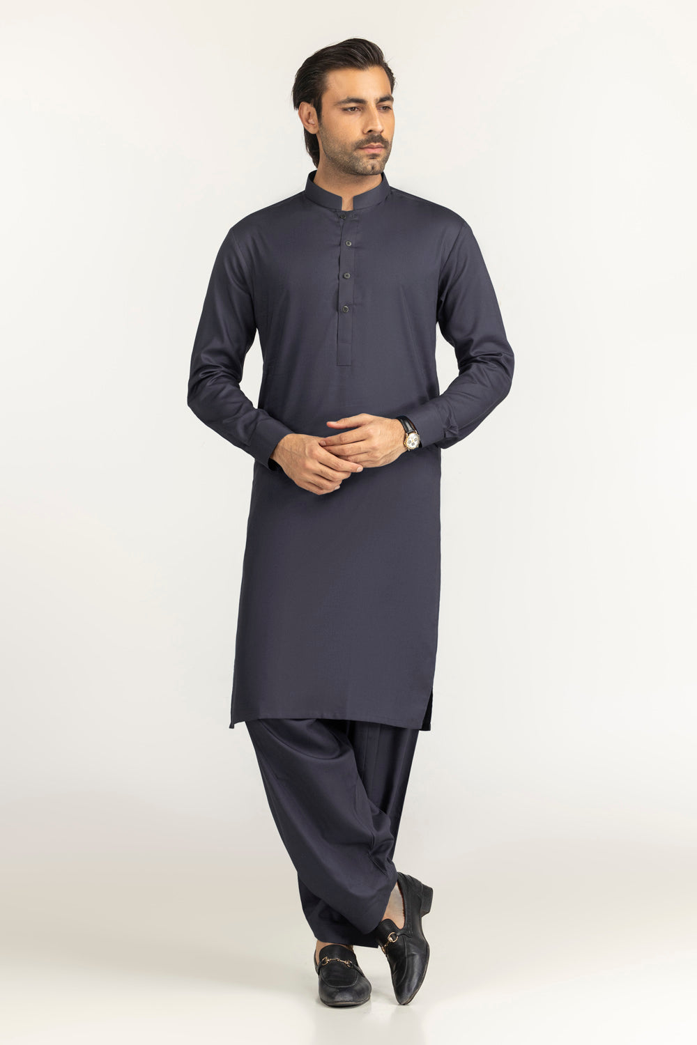 Vision Menric Unstitched Fabric Blended